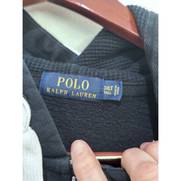 Polo Ralph Lauren Men's Blue Fleece Heavy-Weight Full-Zip Hoodie Size 3XLT - Picture 9 of 11